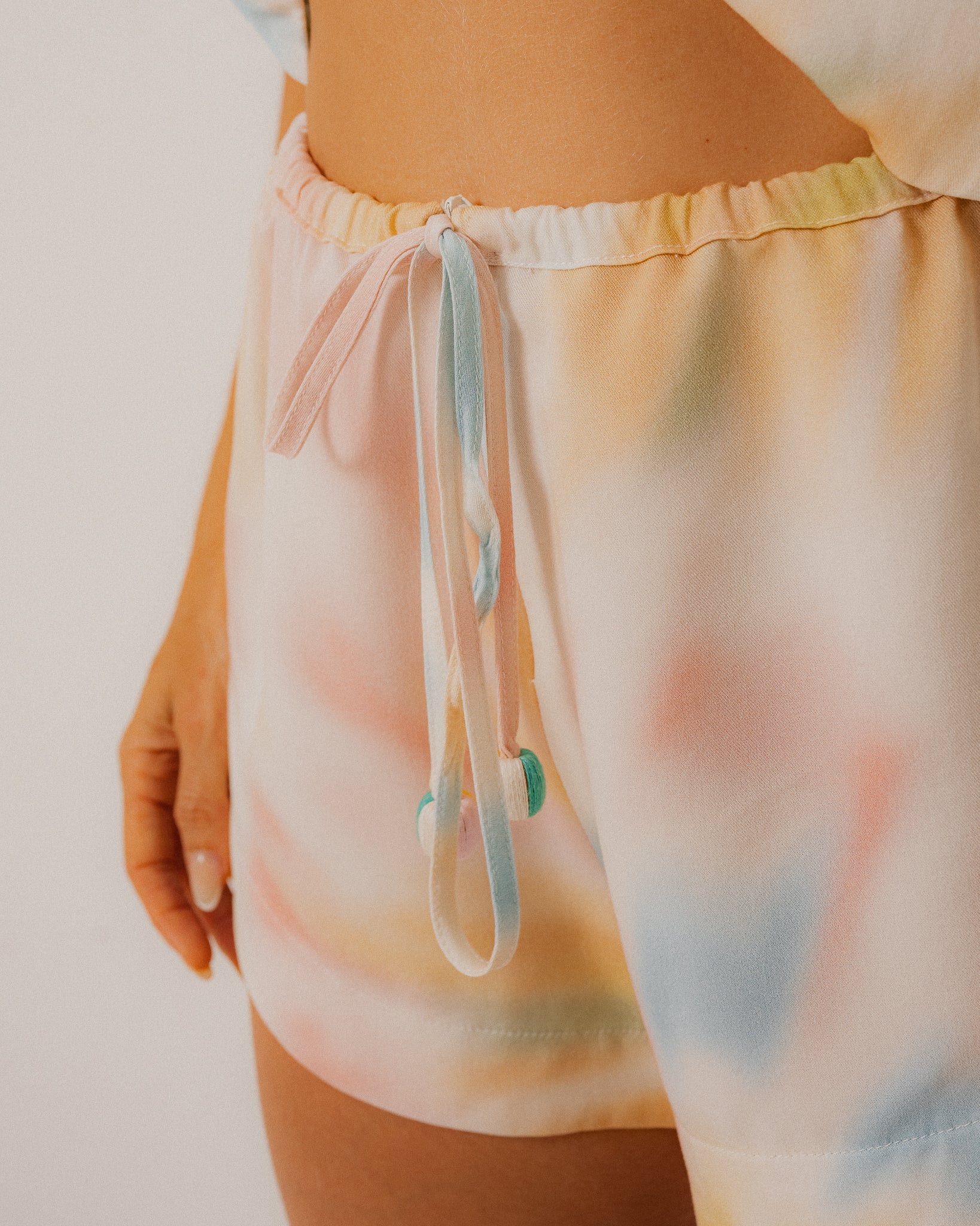 Short Citrus Tie Dye