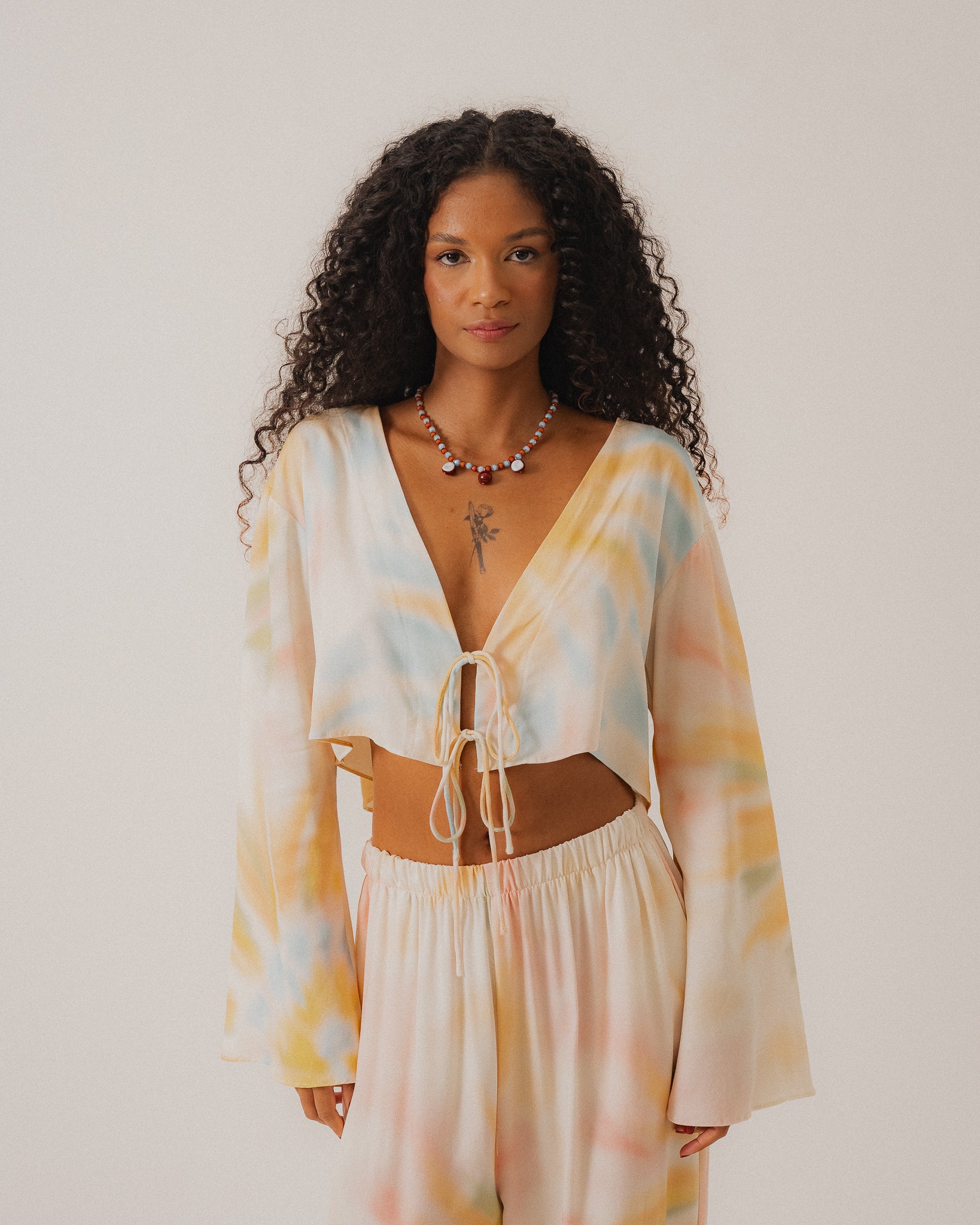 Cropped Aura Tie Dye