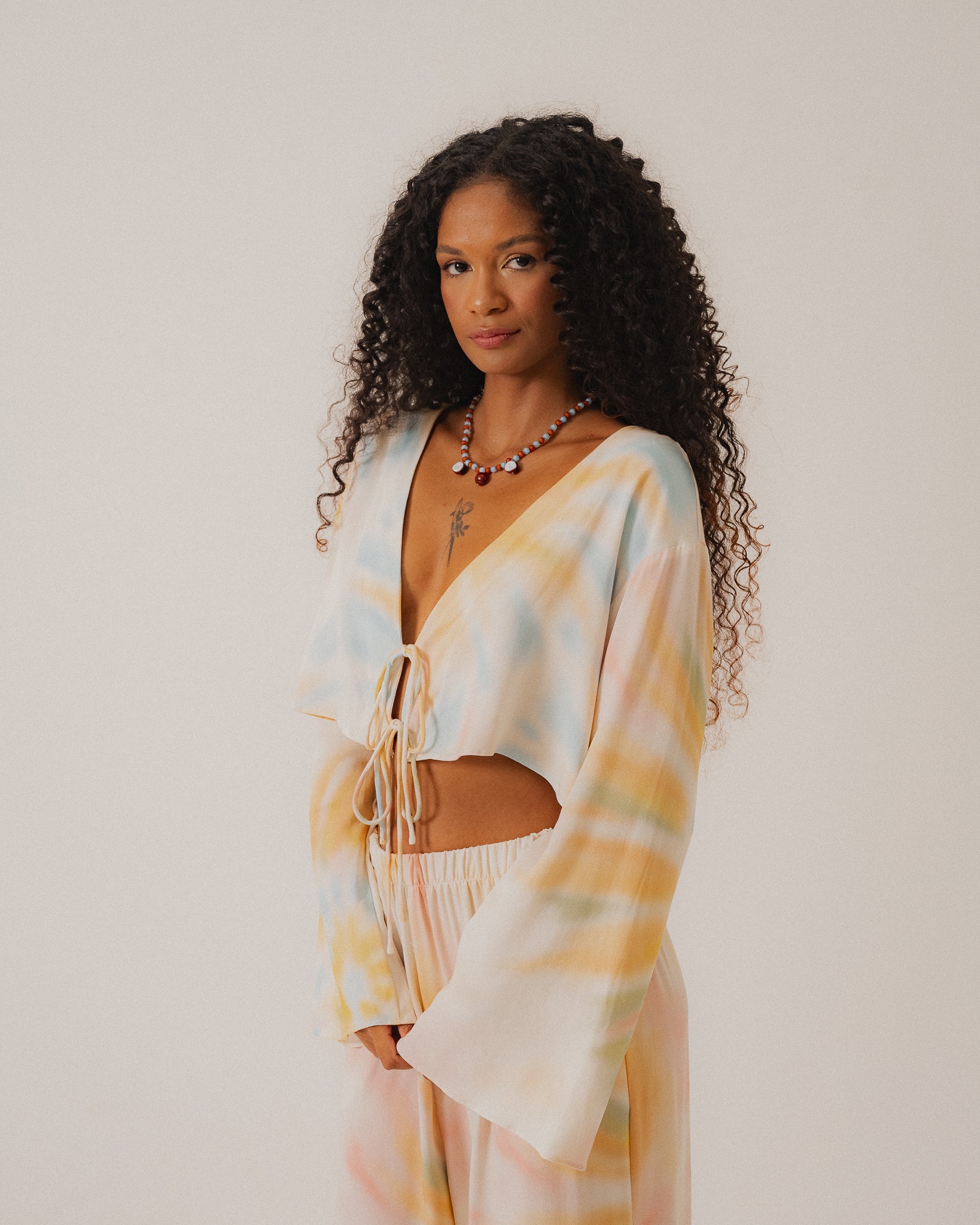 Cropped Aura Tie Dye
