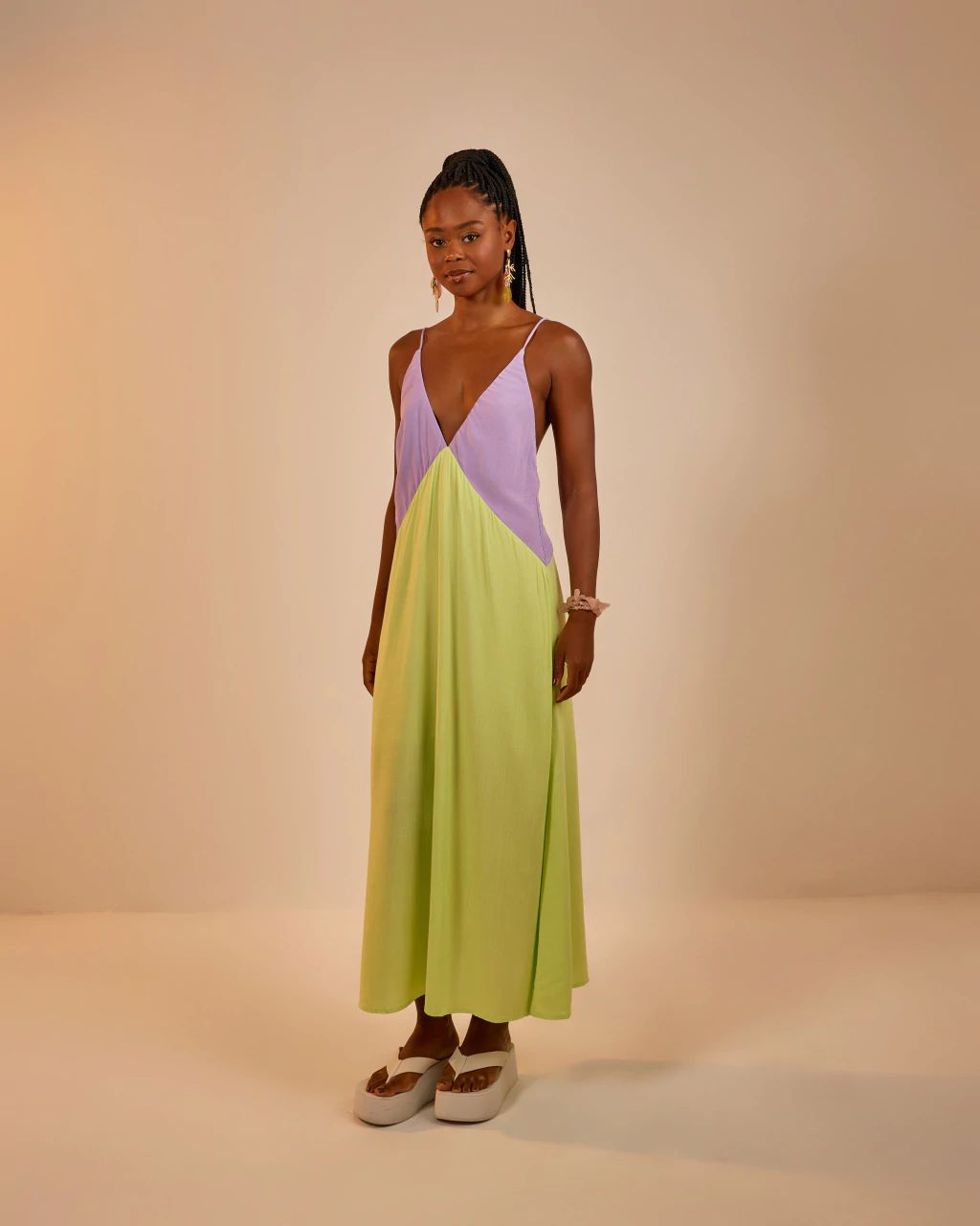 Vestido Bicolor Pietra