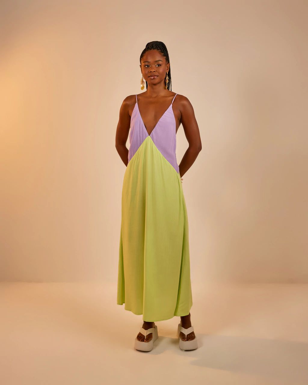 Vestido Bicolor Pietra