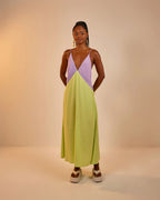 Vestido Bicolor Pietra
