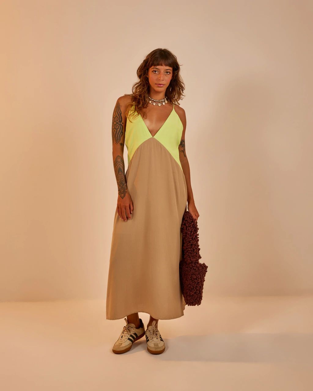 Vestido Bicolor Pietra