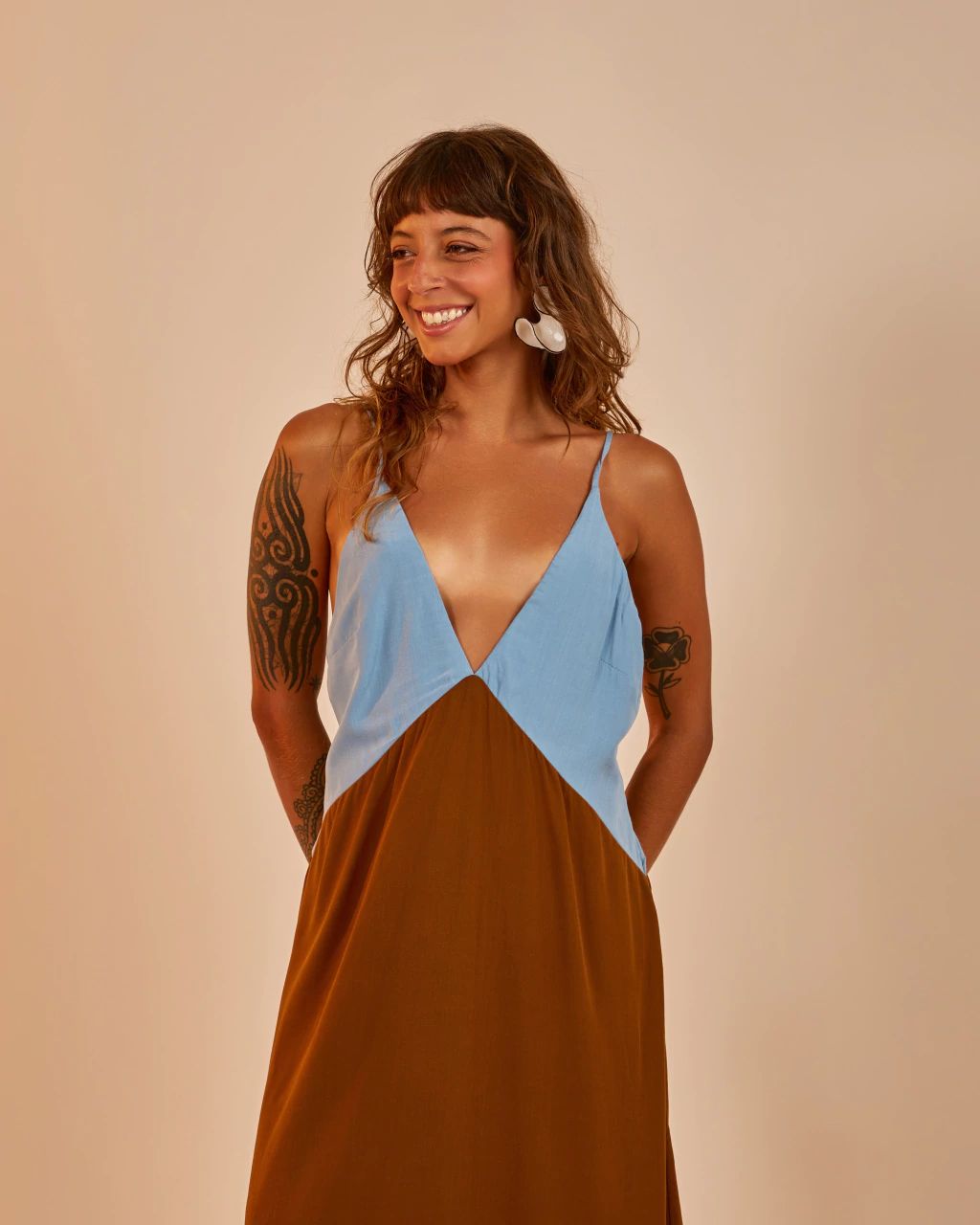 Vestido Bicolor Pietra