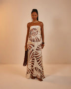 Vestido Longo Antúrio Conchas