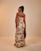 Vestido Longo Antúrio Conchas