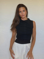 Blusa Zara Gola Alta