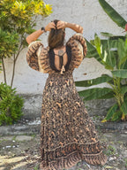 Vestido Folhas