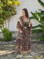 Vestido Folhas